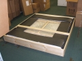 Oversize art in large crate and foam lined
