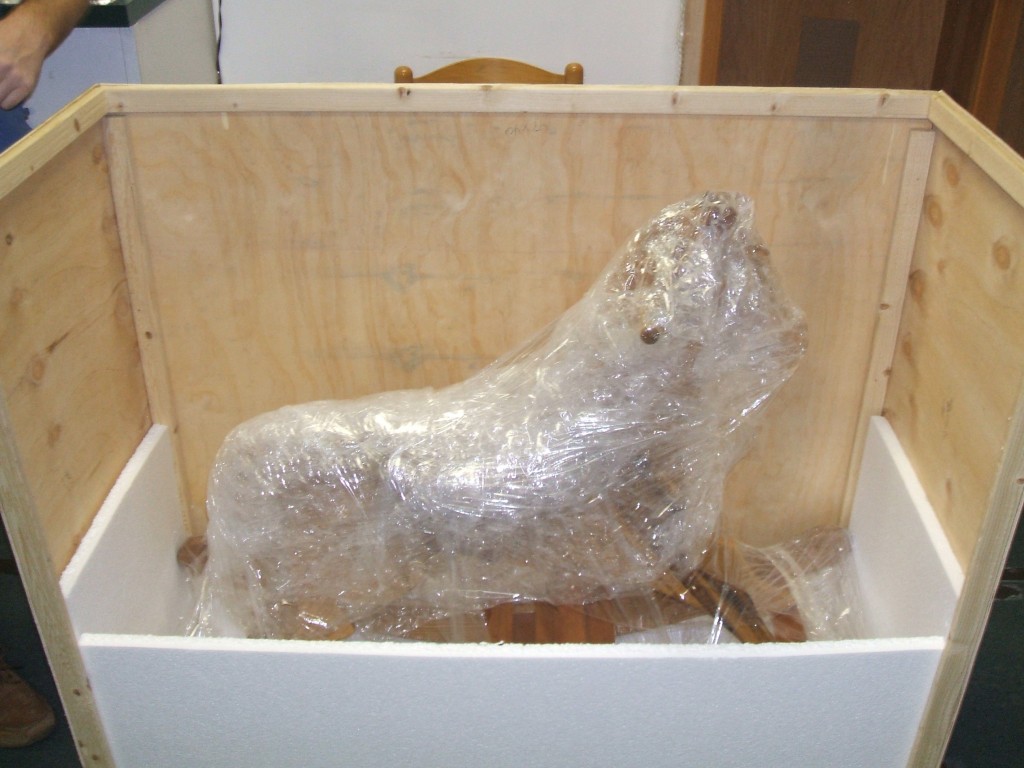 Rocking Horse Packed with Foam and Bubble