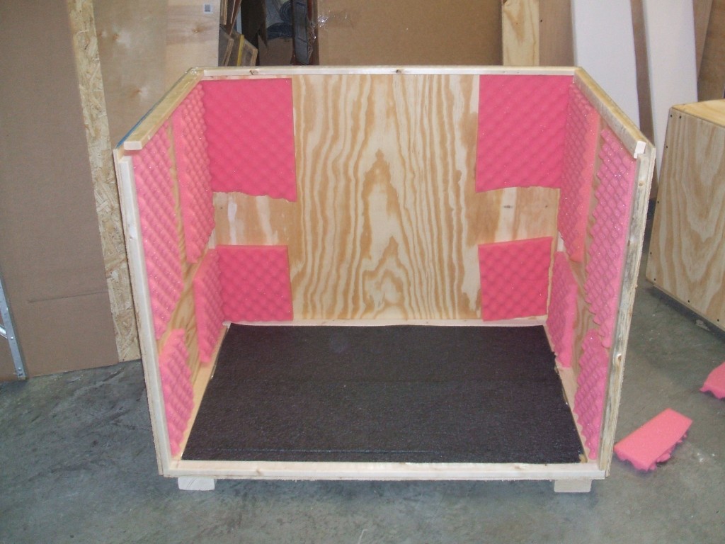 Crate with Foam Lining